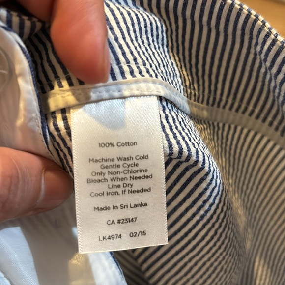 Talbot Heritage Pinstripe Capri Size 8 - Picture 13 of 14